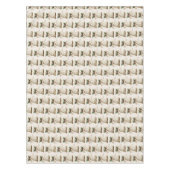 Gouden kerstbel Mooie groene bladeren Tafelkleed (Voorkant)