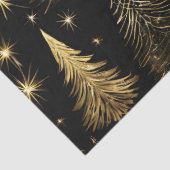 Gouden Kerstbomen Wrapping Decoupage Craft Tissuepapier (Detail)