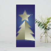 Gouden kerstboom (Staand voorkant)