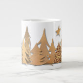 Gouden Kerstboom Bos Speciale Mok (Voorkant)