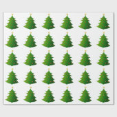 Gouden kerstboom cadeaupapier (Vlak)