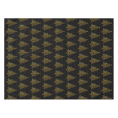 Gouden Kerstboom Designer Tafelkleed - Klein (Voorkant (Horizontaal))