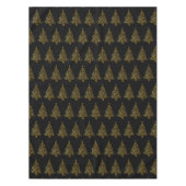Gouden Kerstboom Designer Tafelkleed - Klein (Voorkant)