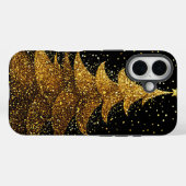 Gouden Kerstboom Elegant Festief Ontwerp Case-Mate iPhone Case (Achterkant (horizontaal))