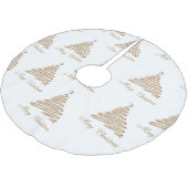 gouden kerstboom kerstboom rok (Gekanteld)