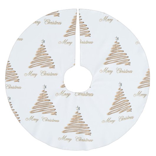 gouden kerstboom kerstboom rok (Voorkant)