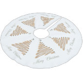 gouden kerstboom kerstboom rok (Gekanteld)