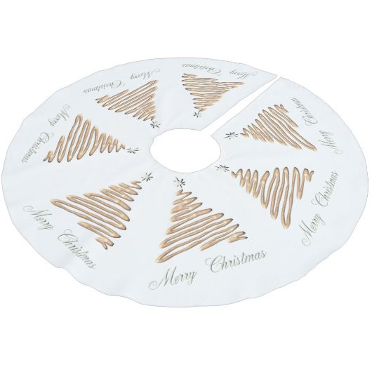 gouden kerstboom kerstboom rok (Gekanteld)