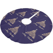 gouden kerstboom kerstboom rok (Gekanteld)