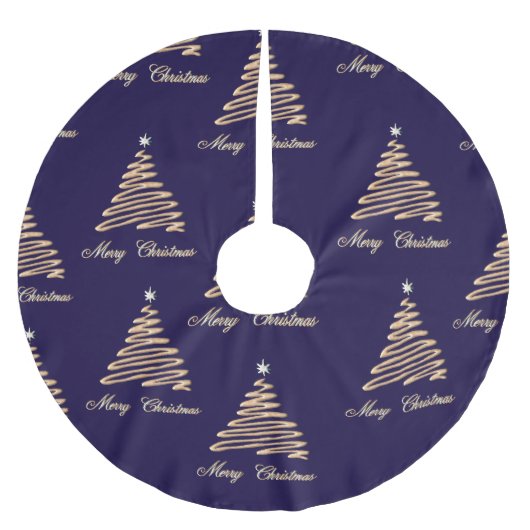 gouden kerstboom kerstboom rok (Voorkant)