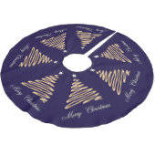 gouden kerstboom kerstboom rok (Gekanteld)