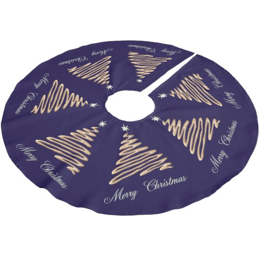 gouden kerstboom kerstboom rok (Gekanteld)