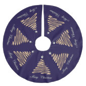 gouden kerstboom kerstboom rok (Voorkant)