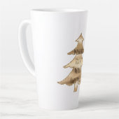 gouden kerstboom latte mok (Linkerhoek)