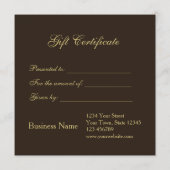 Gouden kerstboom met rendier (Achterkant)