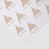 gouden kerstboom tissuepapier (Detail)