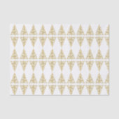 Gouden Kerstboom Tissuepapier (Voorkant)