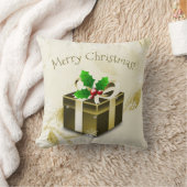 Gouden Kerstcadeau Worp Kussen (Deken)