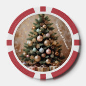 "Gouden Kerstdroom" Poker Chips (Voorkant)