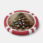 "Gouden Kerstdroom" Poker Chips (Enkel)