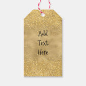 Gouden Kerstfeest Cadeaulabel (Voorkant)