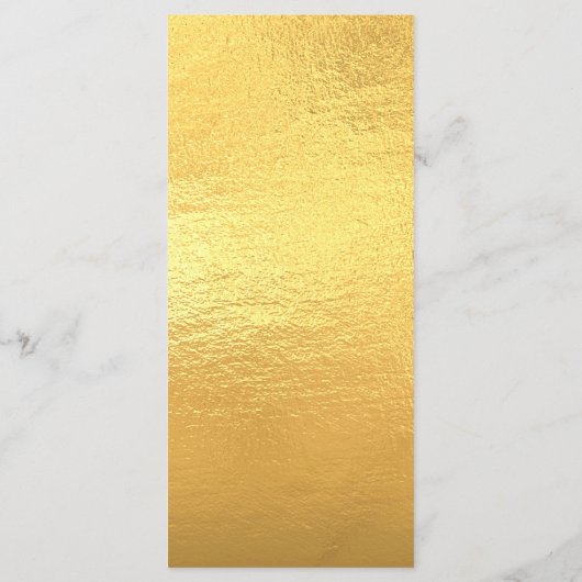 Gouden kerstfeest dinermenu menu (Achterkant)