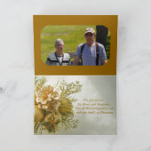 Gouden kerstkaart van Janz Feestdagen Kaart (Binnen)