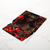 Gouden kerstkaart voor de feestdagen (Gedraaid)