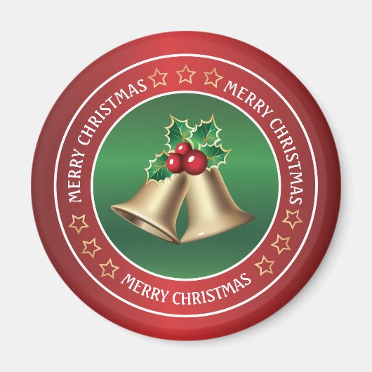 gouden kerstklokken en heilig magneet (Voorkant)