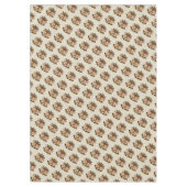 Gouden kerstklokken vakantie tafelkleed (Voorkant)