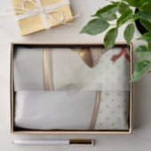 Gouden kerstklokken vakantie weefsel papier (Geschenk)