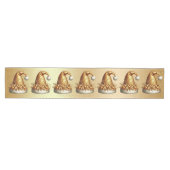 Gouden Kerstmannenhoed Kersttafelloper Medium Tafelloper (Horizontaal)