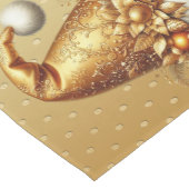Gouden Kerstmannenhoed Kersttafelloper Medium Tafelloper (Hoek)