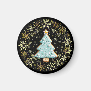 Gouden Kerstmis, Gingerbread Cookie Magneet