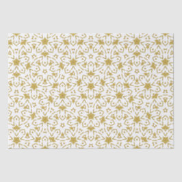 Gouden Kerstmis Luxe Patroon Sterren Glitter Tissuepapier