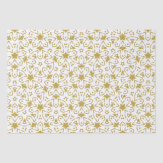 Gouden Kerstmis Luxe Patroon Sterren Glitter Tissuepapier