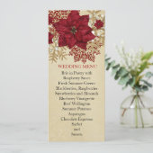 Gouden Kerstmis Miracle Bruiloft Menu (Staand voorkant)