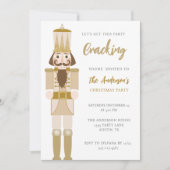 GOUDEN KERSTMIS NOTENKRAKER FEESTVAKANTIE KAART (Voorkant)