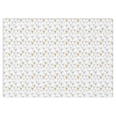 Gouden Kerstmispatroon#5 ID1009 Tafelkleed (Voorkant (Horizontaal))