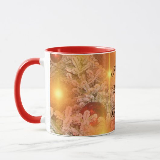 Gouden kerstMok voor opa Mok (Links)