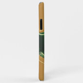 Gouden Kerstmotief met groene achtergrond... Case-Mate iPhone Case (Achterkant/rechts)