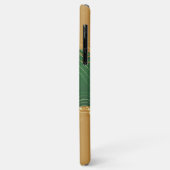 Gouden Kerstmotief met groene achtergrond... Case-Mate iPhone Case (Achterkant/links)