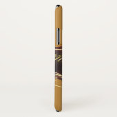 Gouden Kerstmotief met rode achtergrond Case-Mate iPhone Case (Achterkant / rechts)