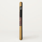 Gouden Kerstmotief met rode achtergrond... Case-Mate iPhone Case (Achterkant/links)