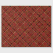  gouden kerstpantserwedstrijd cadeaupapier (Vlak)