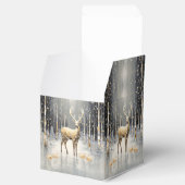 Gouden Kerstrendier Vakantie Cadeaubox Bedankdoosjes (Geopend)