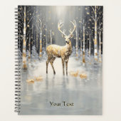 Gouden Kerstrendiervakantie Planner (Voorkant)