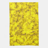Gouden kerstschemering theedoek (Verticaal)