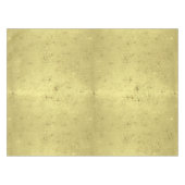 Gouden kerststerren op gouden textiel BG Tafelkleed (Voorkant (Horizontaal))