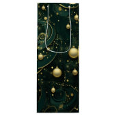 Gouden Kerstversiering Cadeautas (Voorkant)